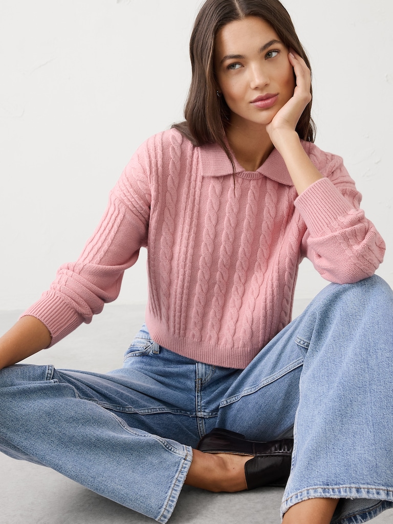 Perfectly Soft Cable Sweater