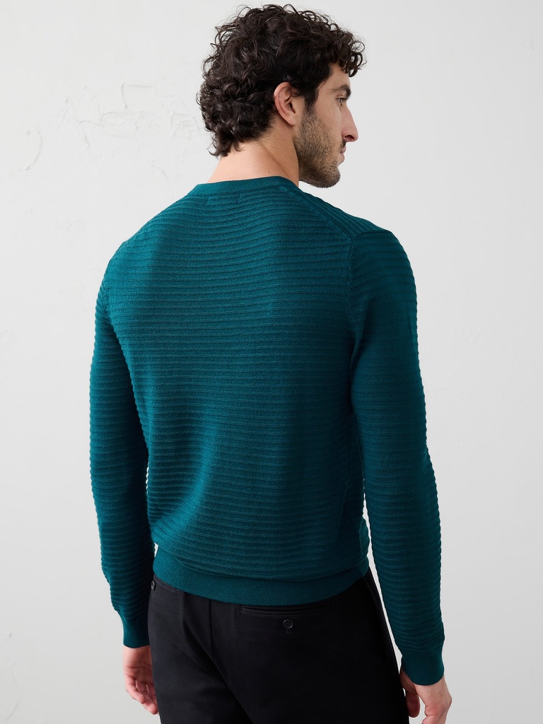 Merino Wool Textured Sweater