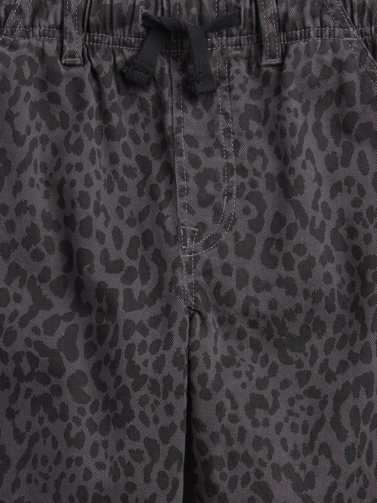 Kids High Rise Pull-On Barrel Jeans