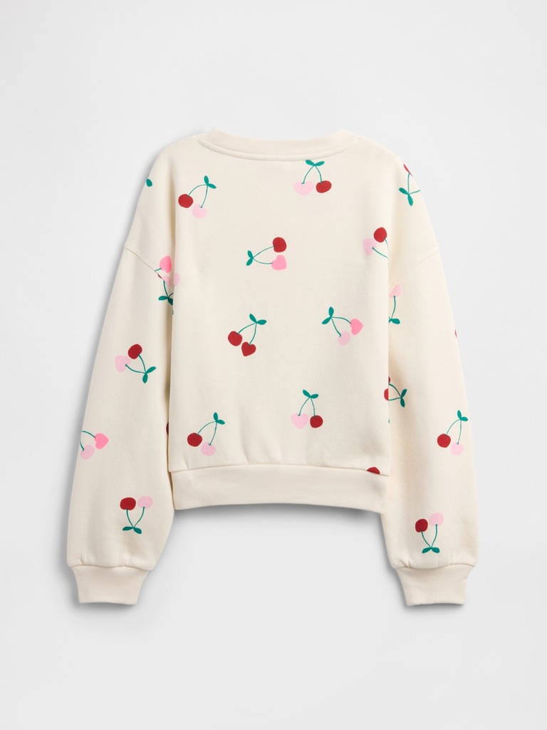 Kids Oversized Gap Graphic Sweatshirt