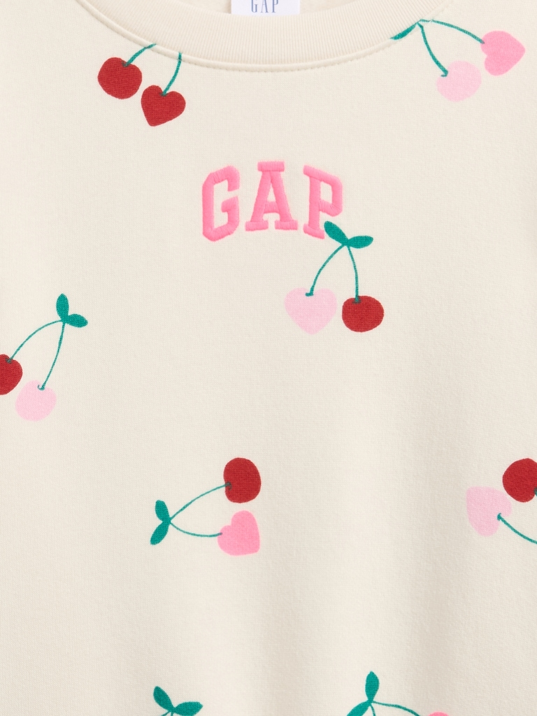 Kids Oversized Gap Graphic Sweatshirt