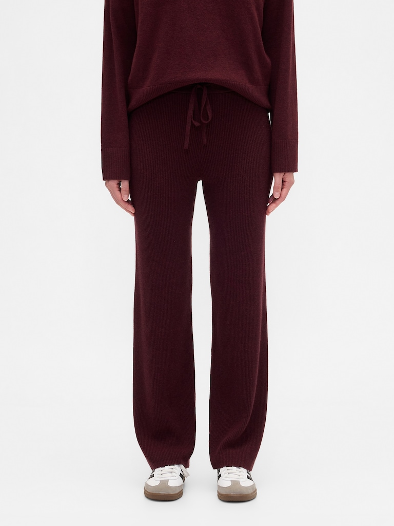 CashSoft Relaxed Ribbed Sweater Pants