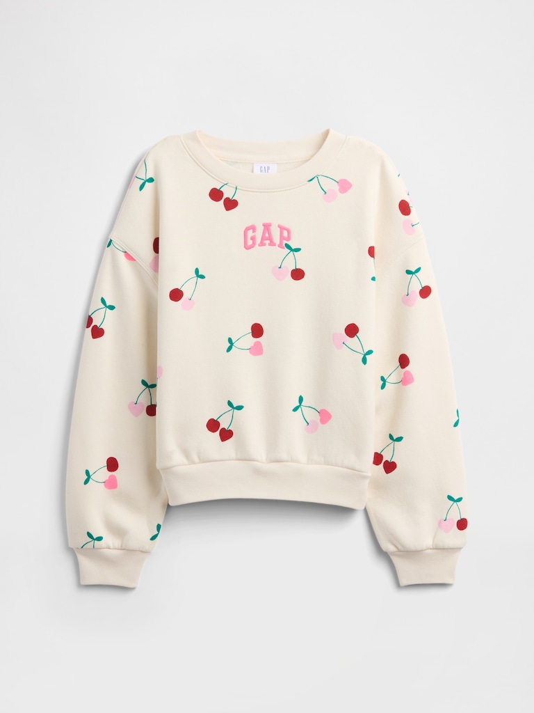 Kids Oversized Gap Graphic Sweatshirt