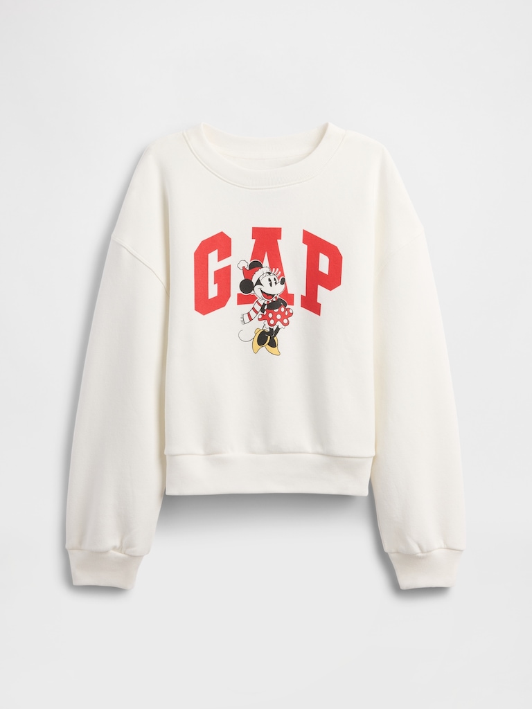 GapKids × Disney Minnie Mouse Oversized Logo Sweatshirt