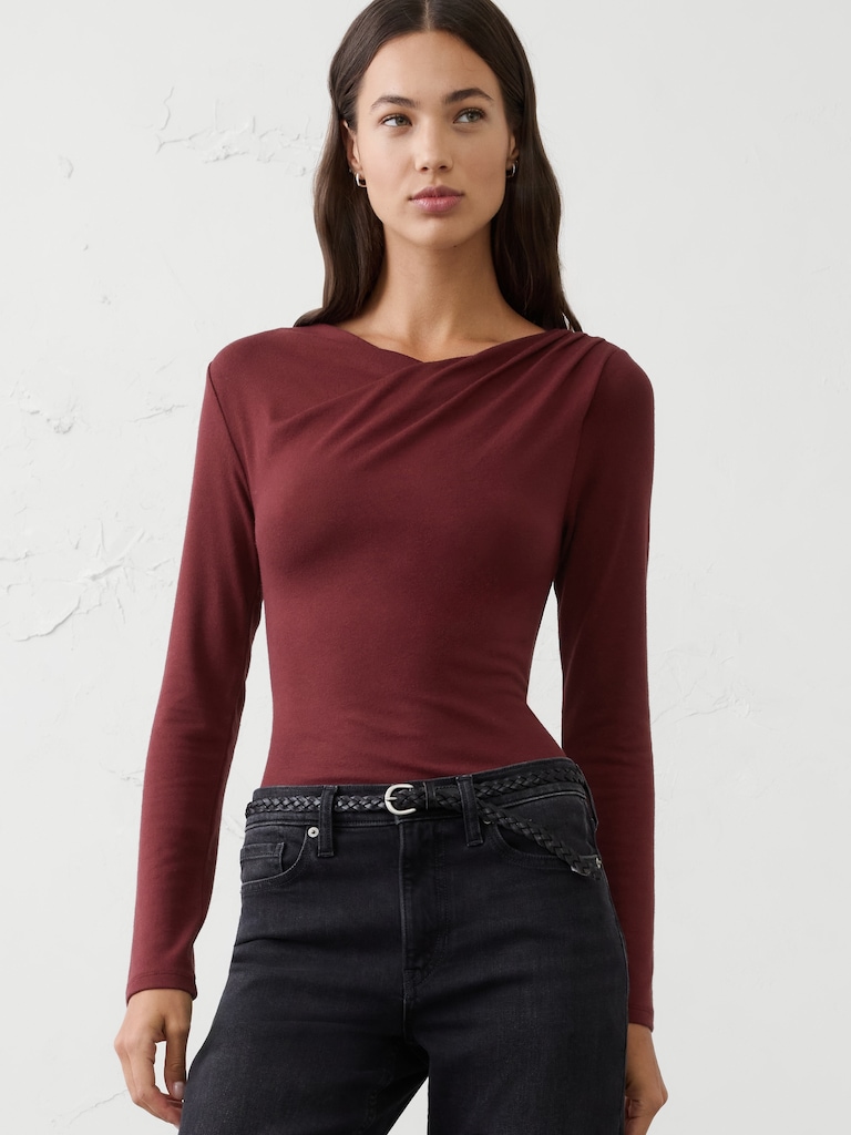 Soft Luxe Draped Top