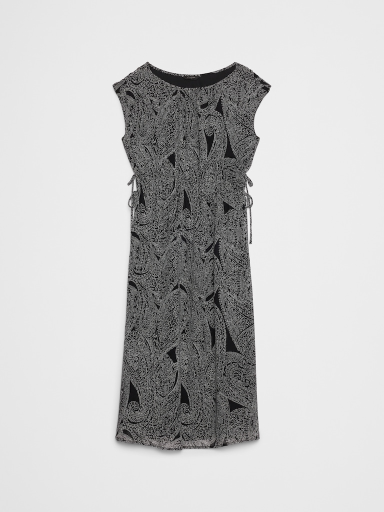 Side-Tied Midi Dress