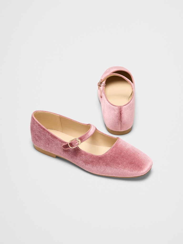 Velvet Ballet Flat