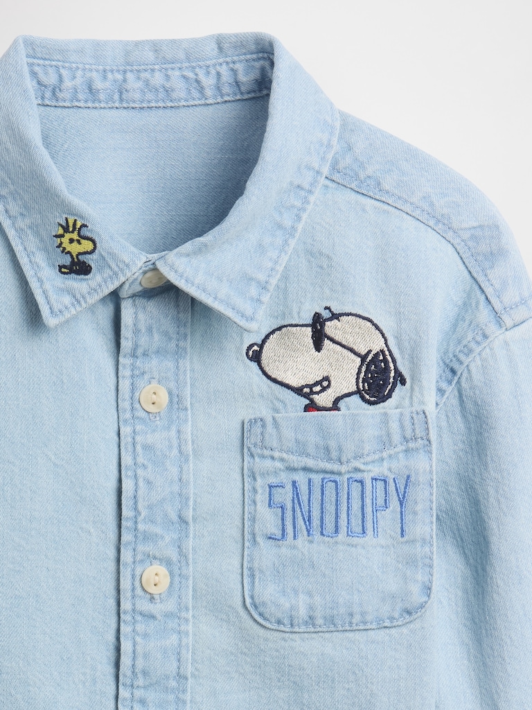 Baby & Toddler Peanuts Denim Big Shirt