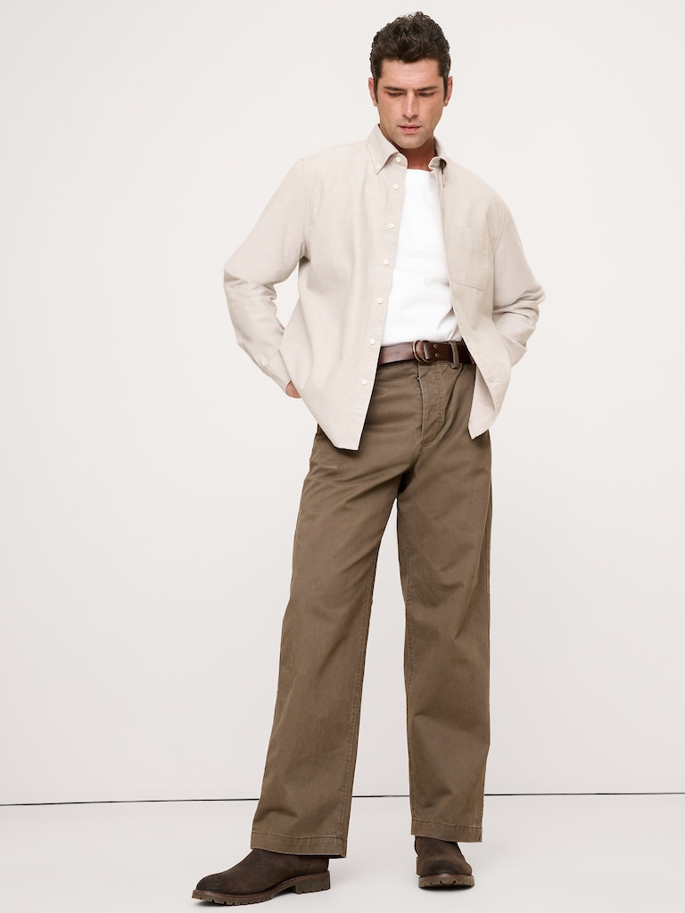 Standard-Fit Oxford Shirt