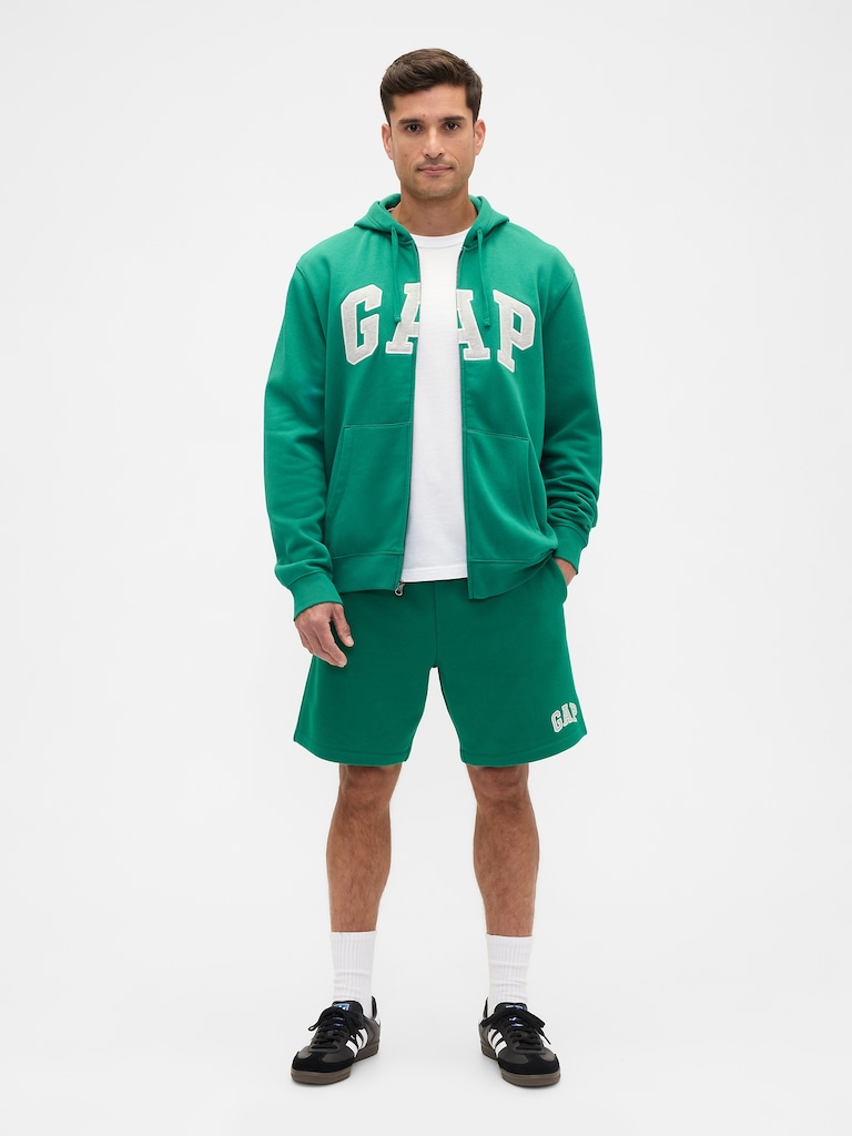 Adult Relaxed Gap Logo Zip Hoodie