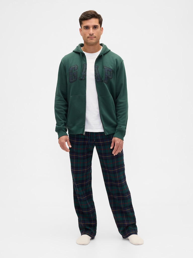 Relaxed Gap Logo Zip Hoodie