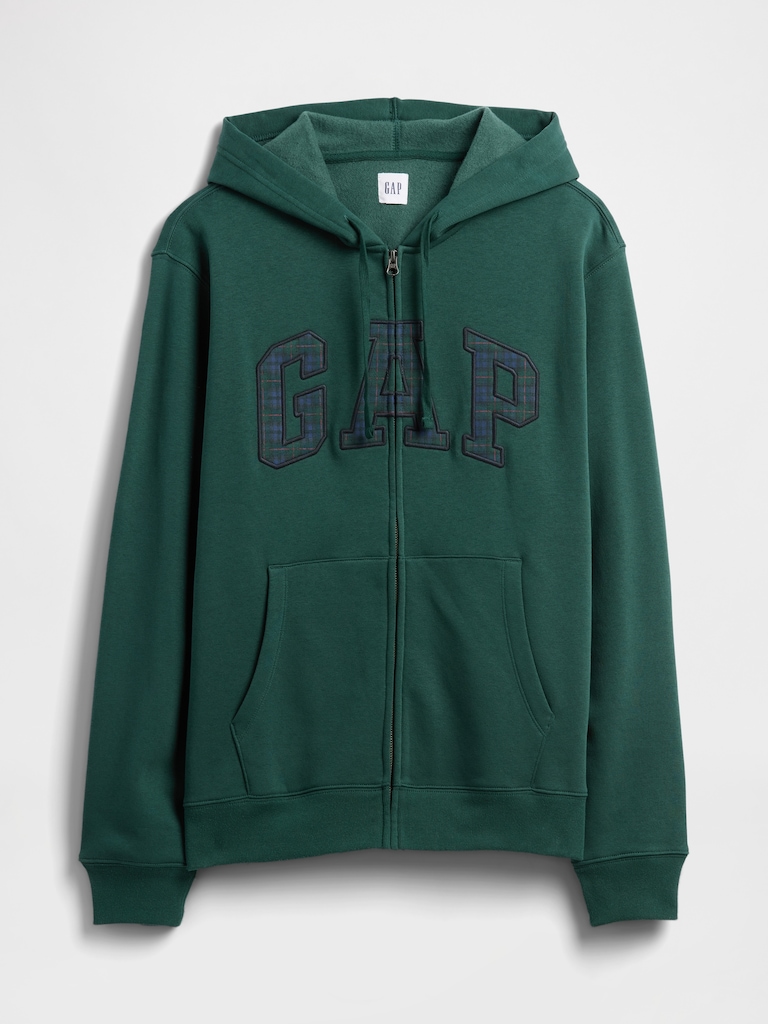 Relaxed Gap Logo Zip Hoodie