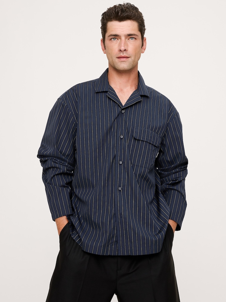 Relaxed-Fit Cotton Poplin Resort Shirt