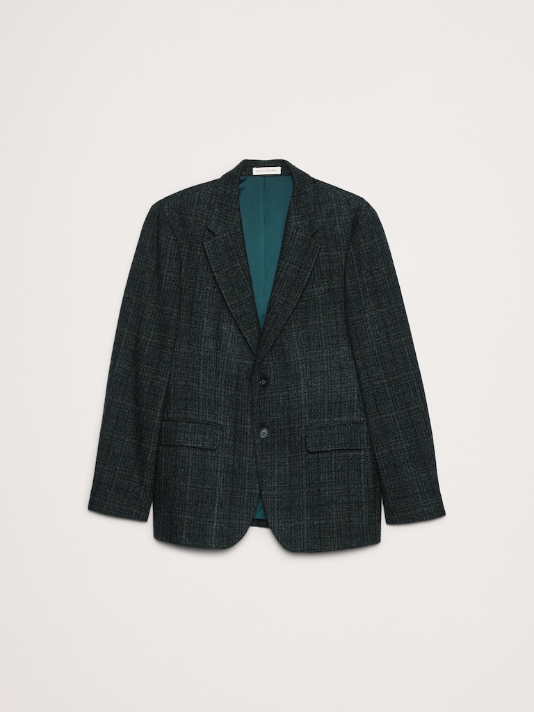 Italian Wool Tweed Suit Jacket