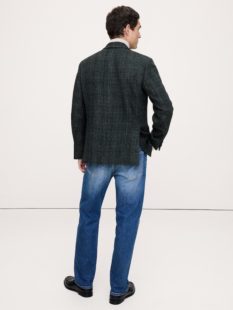 Italian Wool Tweed Suit Jacket