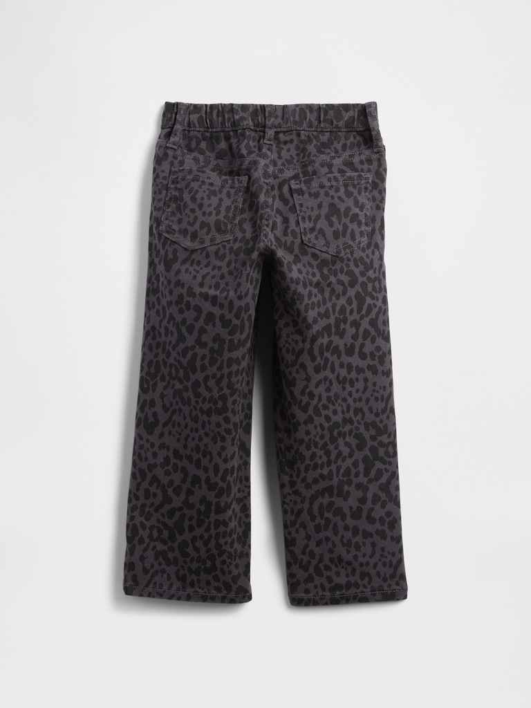 babyGap Pull-On Leopard Wide-Leg Jeans