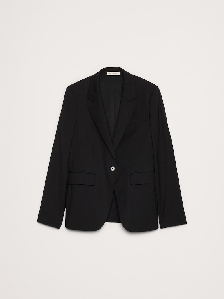 Slim Italian Wool Blazer