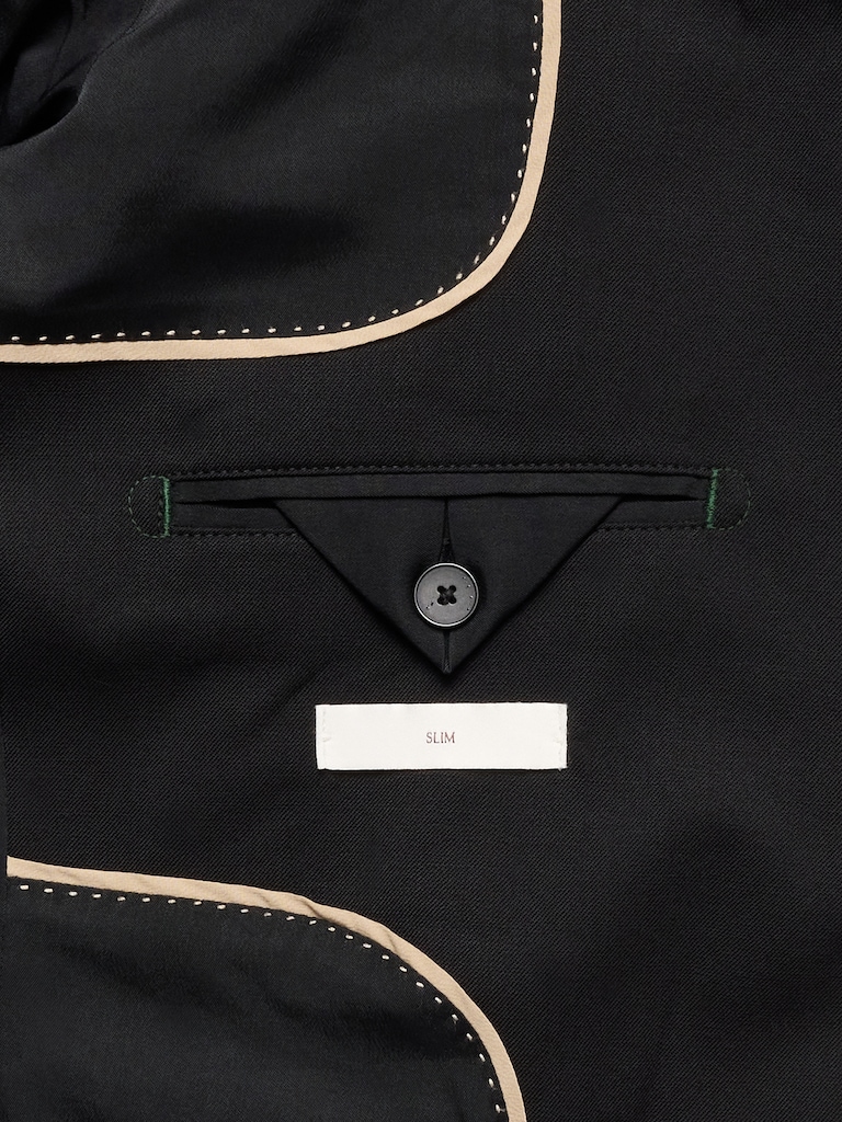 Slim Italian Wool Blazer