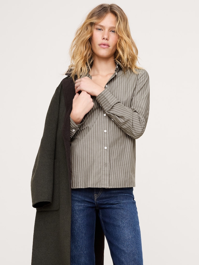 The Everyday Shirt in Cotton Poplin