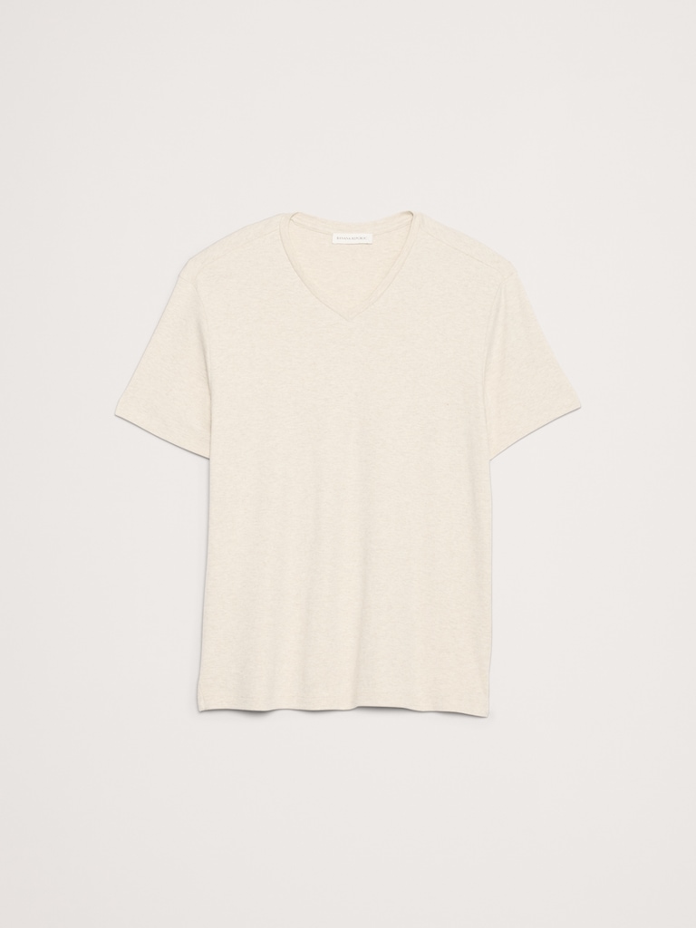 Luxury-Touch V-Neck T-Shirt