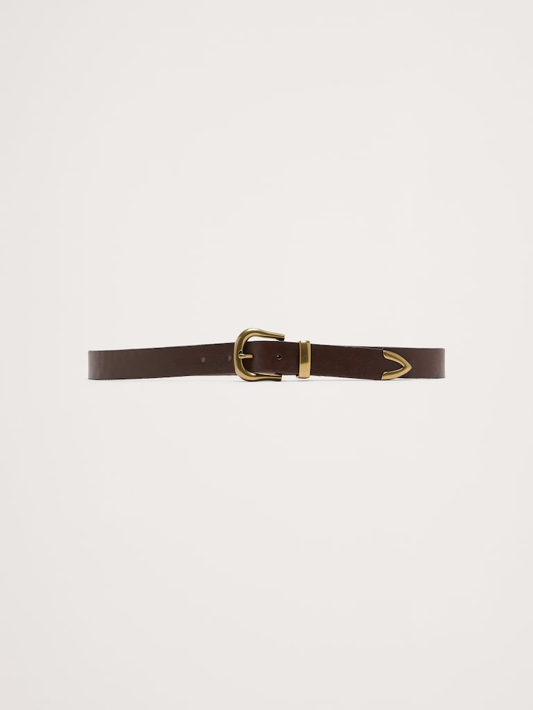 Western Leather Belt