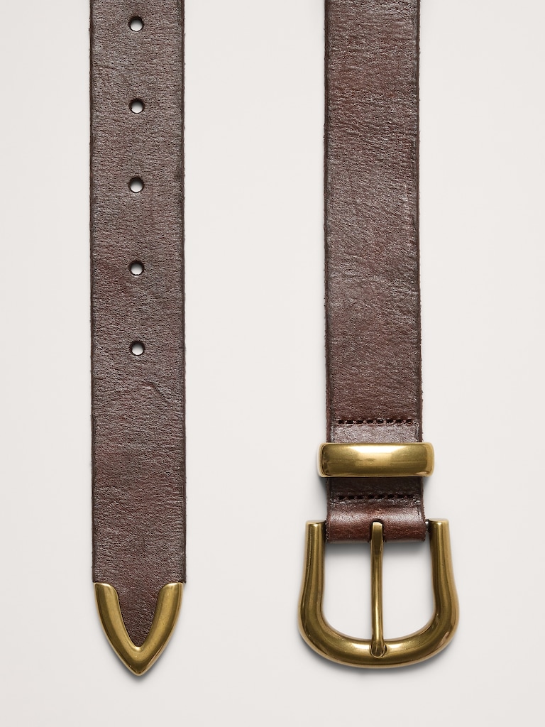 Western Leather Belt
