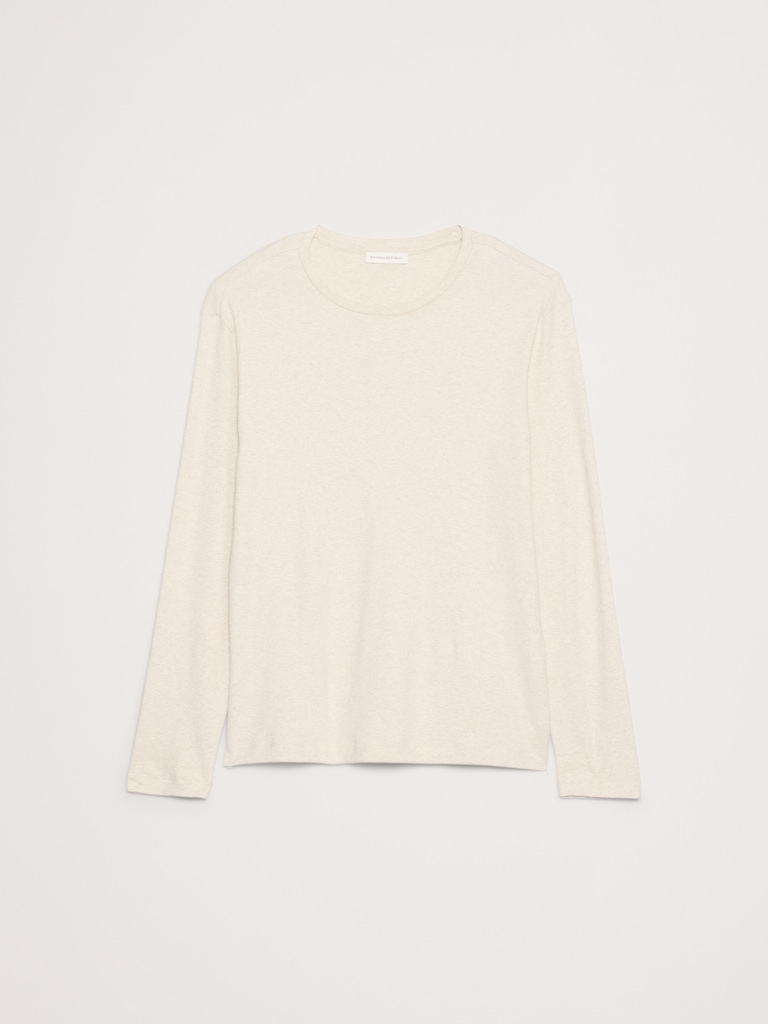 Luxury-Touch Long-Sleeve T-Shirt