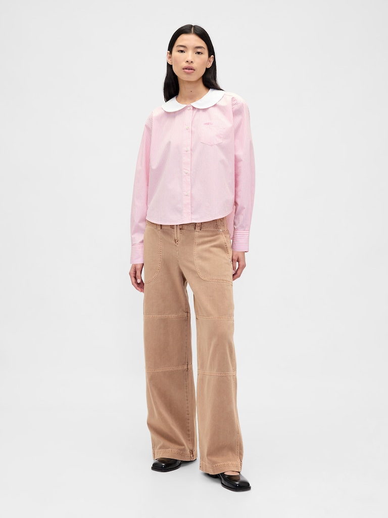 Gap × Sandy Liang Poplin Oversized Shirt