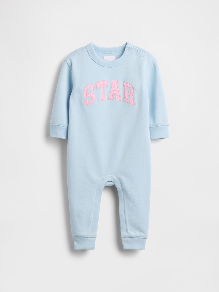 Gap × Sandy Liang Baby VintageSoft Logo One-Piece