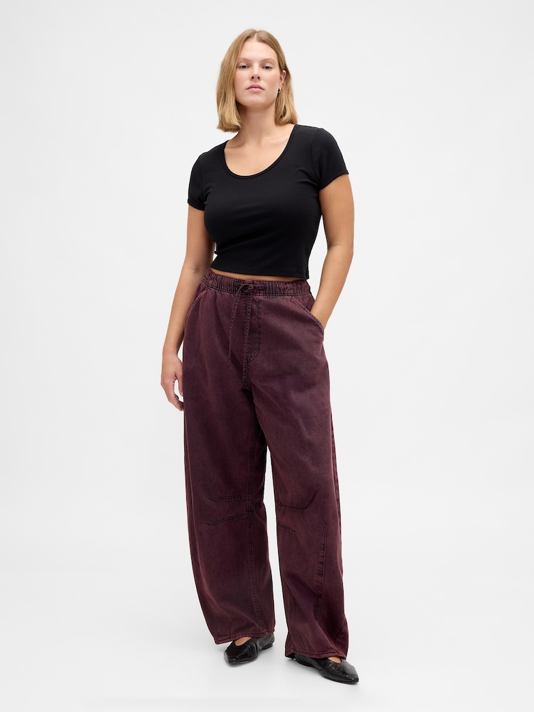Mid Rise UltraSoft Easy Horseshoe Jeans