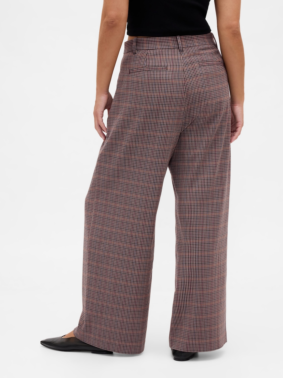 365 High Rise Brushed Twill Pleated Trousers