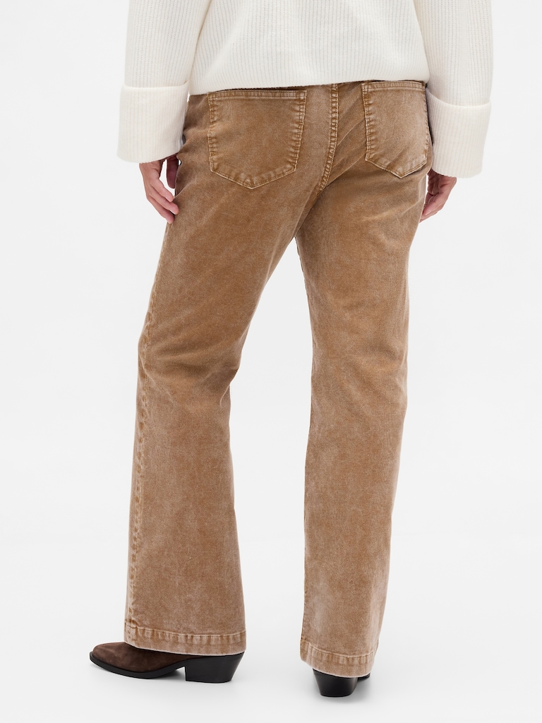 Low Rise Corduroy Long & Lean Pants