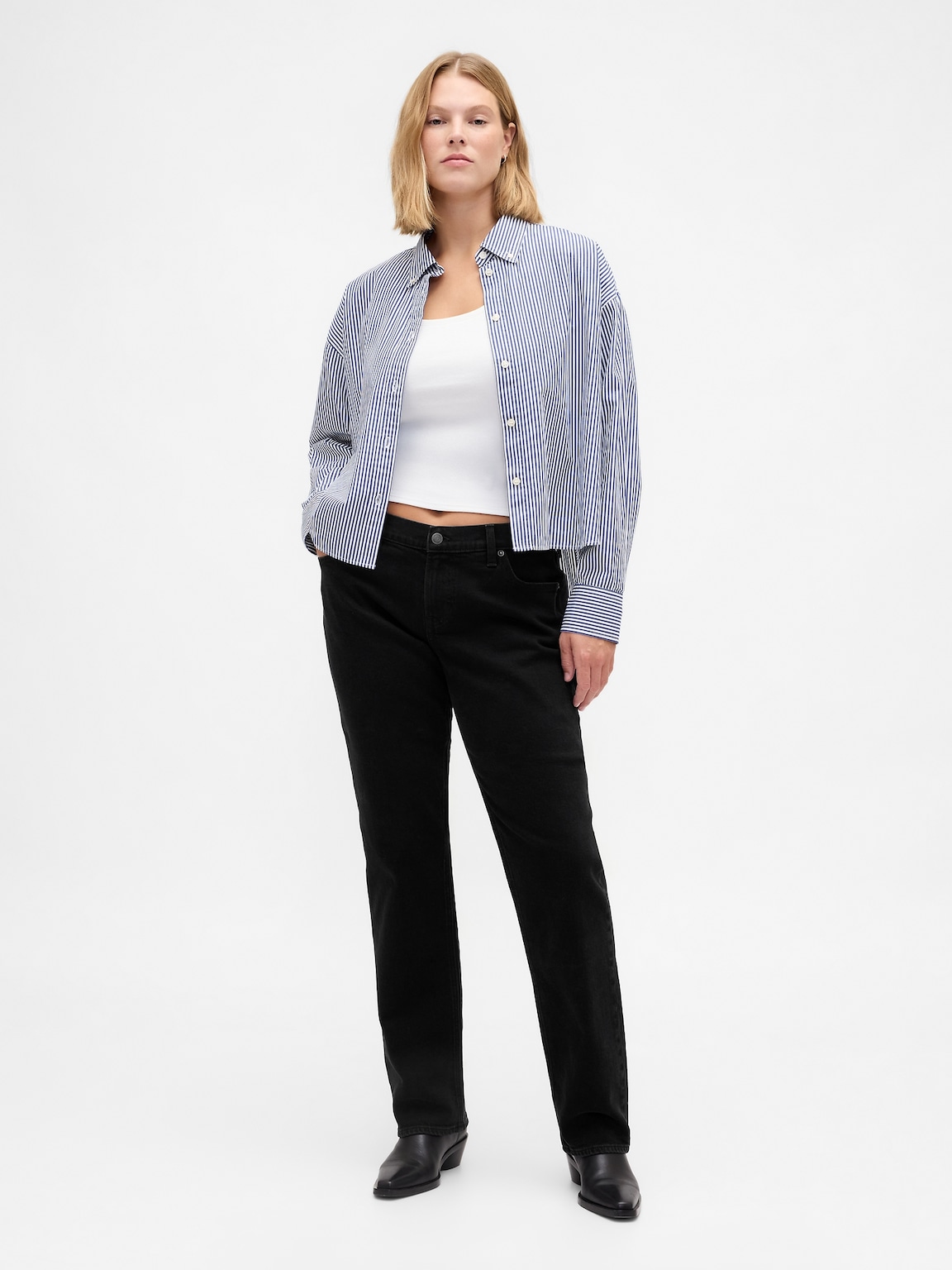 Low Rise '90s Slim Straight Jeans