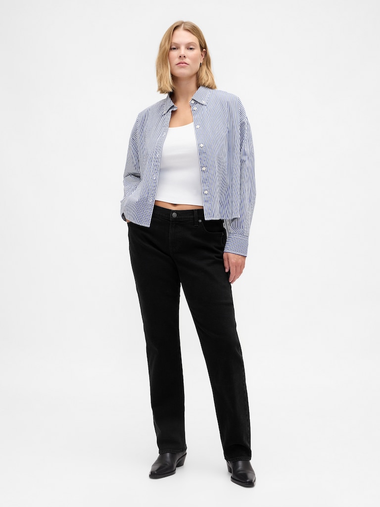 Low Rise '90s Slim Straight Jeans