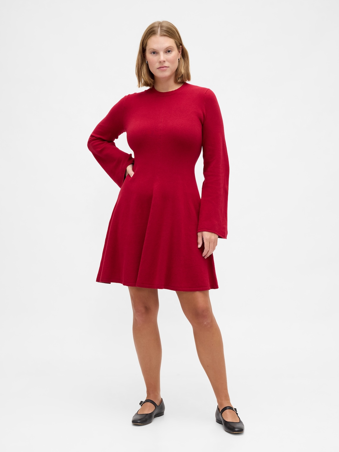 CashSoft Stretch Mini Sweater Dress