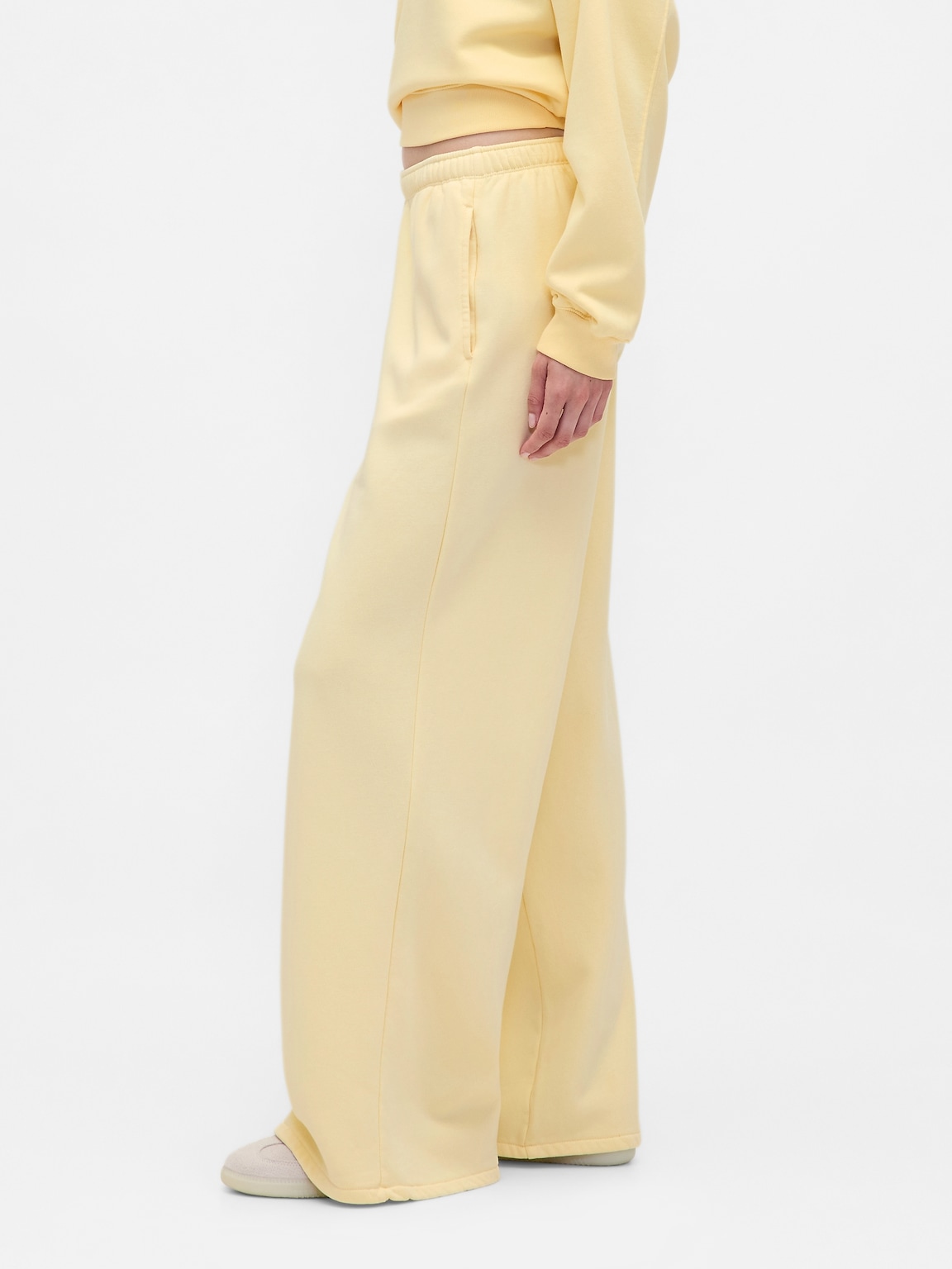 VintageSoft Baggy Wide-Leg Sweatpants