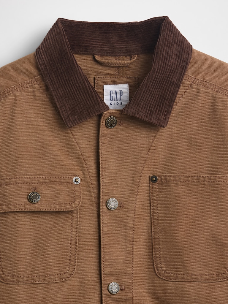 Kids Canvas Utility Jacket