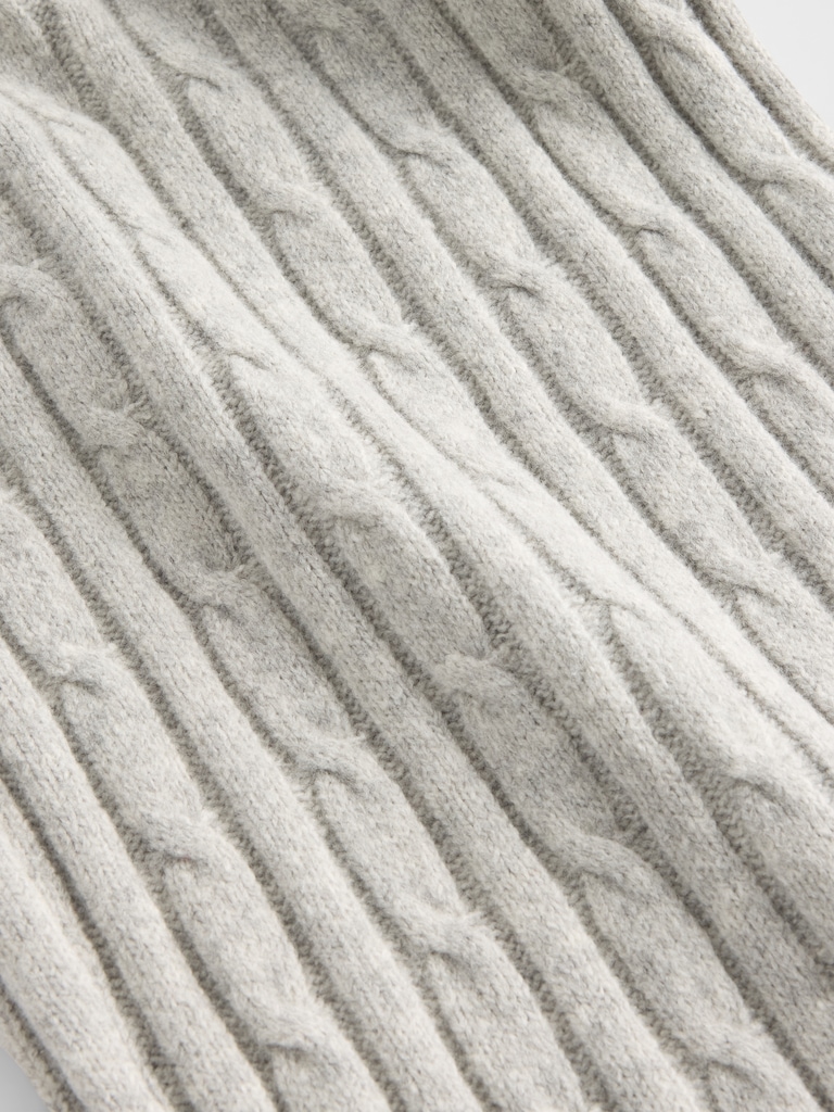 CashSoft Cable-Knit Sweater Pants