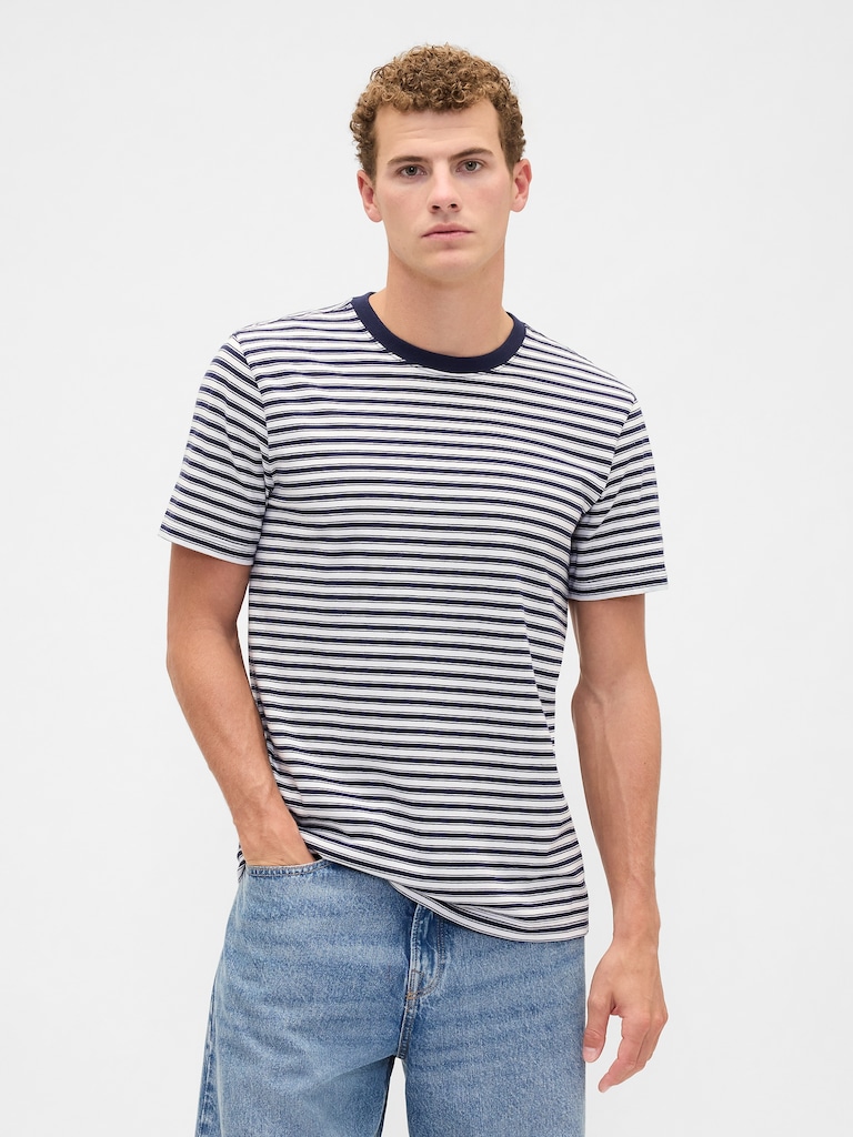 Everyday Soft Stripe Crewneck T-Shirt