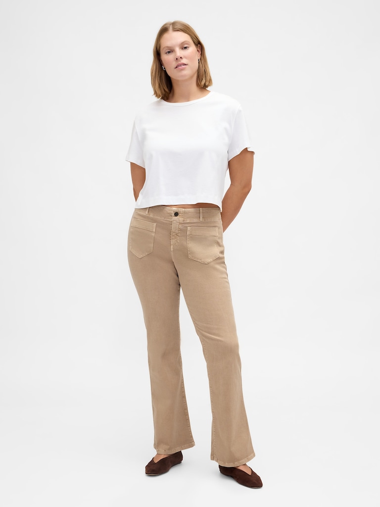 Low Rise Twill Long & Lean Pants