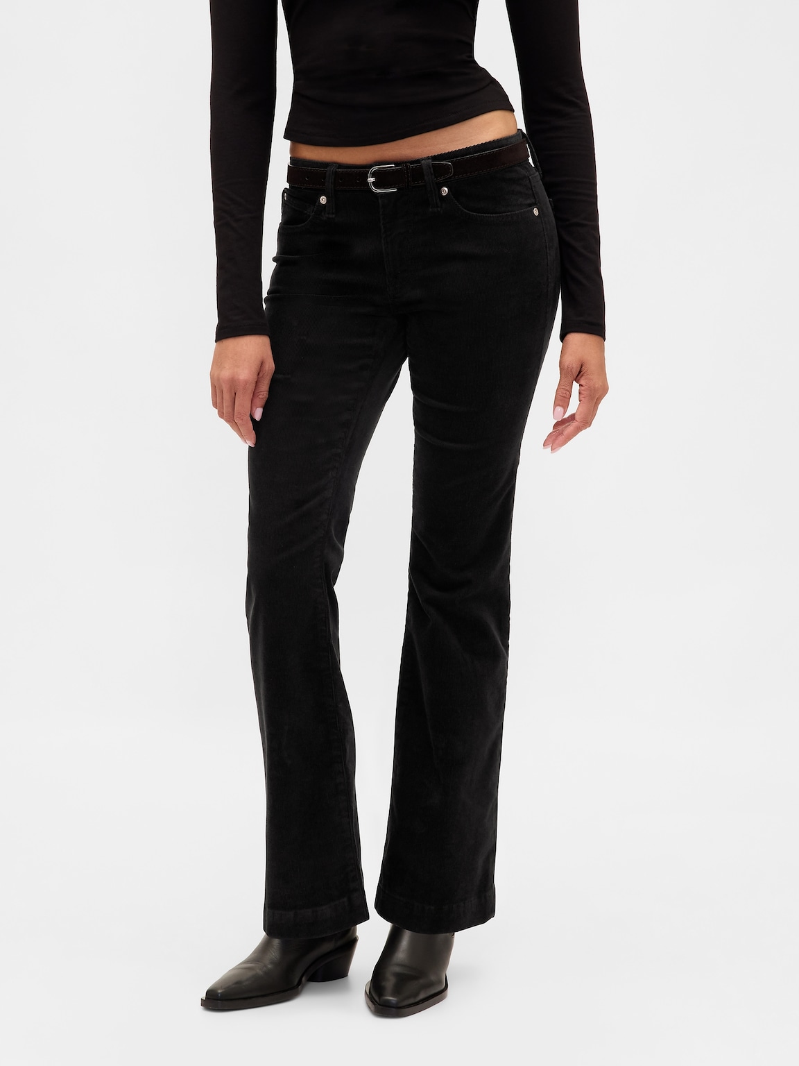 Low Rise Corduroy Long & Lean Pants