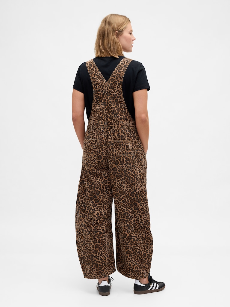 UltraSoft Denim Horseshoe Overalls