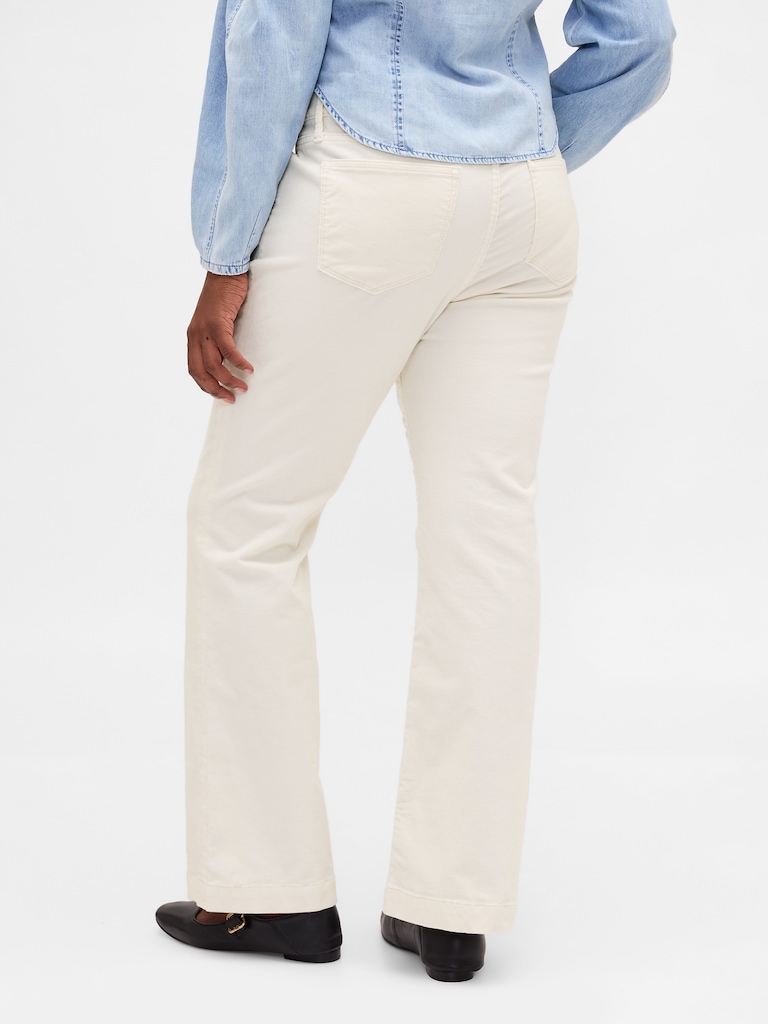 Low Rise Corduroy Long & Lean Pants