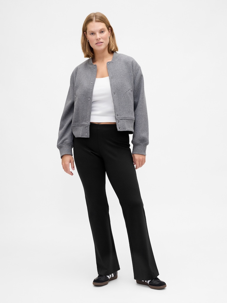 Low Rise Double Knit Boot Pants