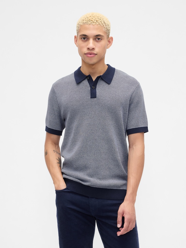 Sweater Polo Shirt