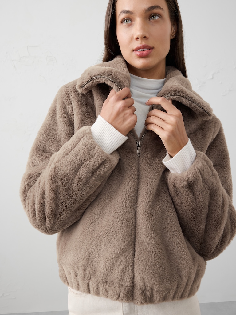 Faux Fur Short Jacket