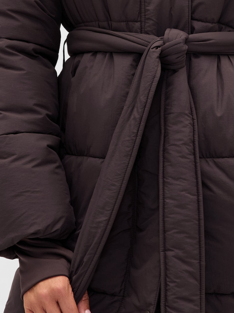 Belted Puffer Coat