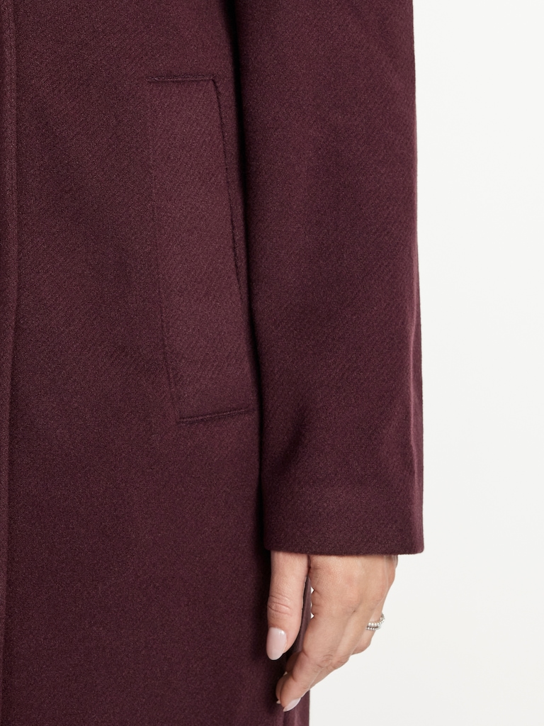 Oversized Twill Overcoat