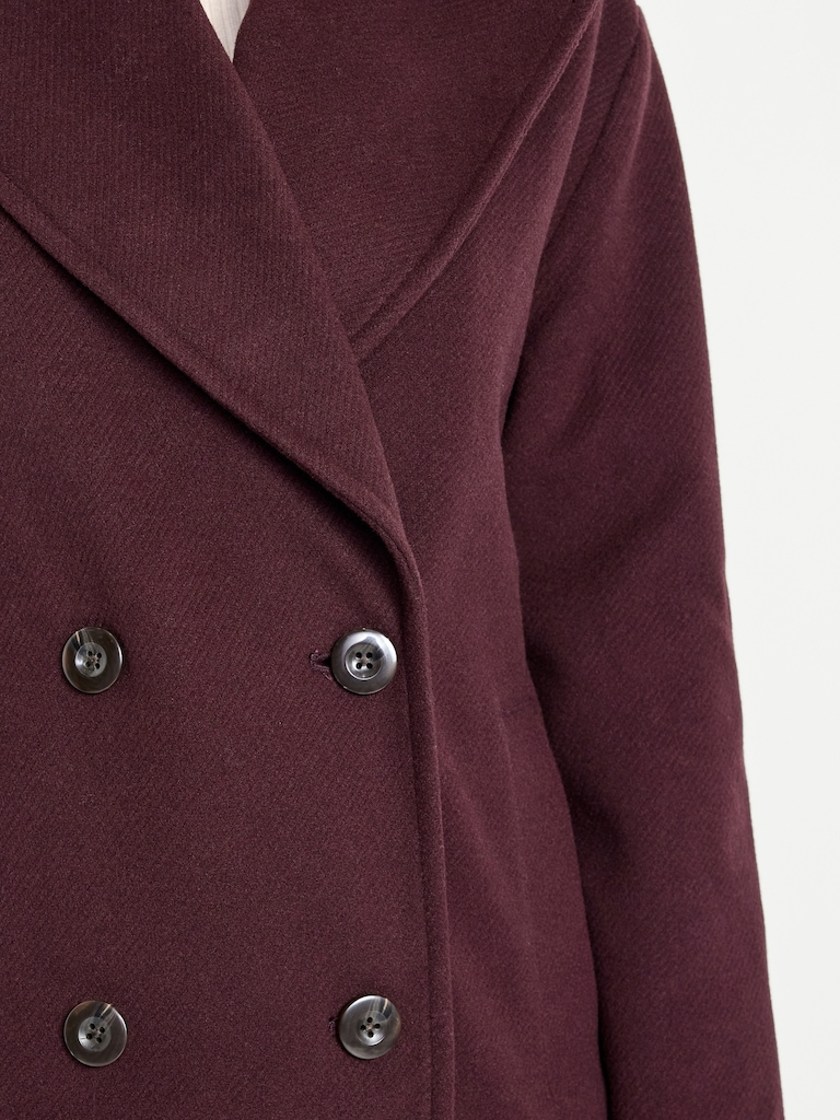 Oversized Twill Overcoat