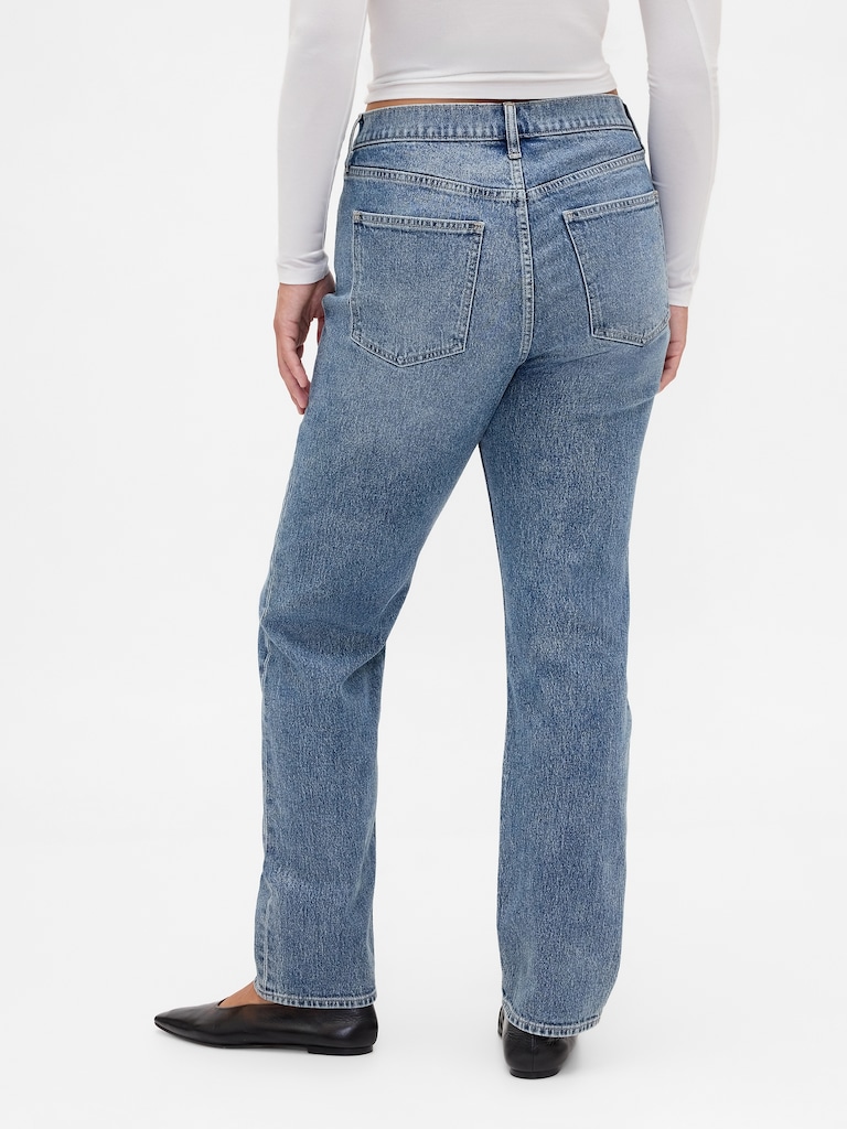 High Rise '90s Straight Jeans